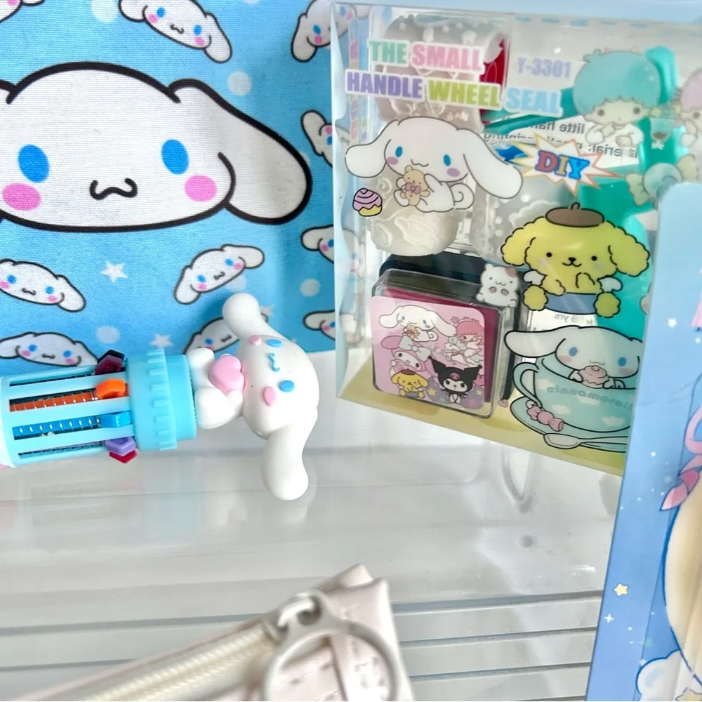 🩵(CIN328) Cinnamoroll Adorable 10-Piece Pencil Case Bundle! - Picture 7 of 11